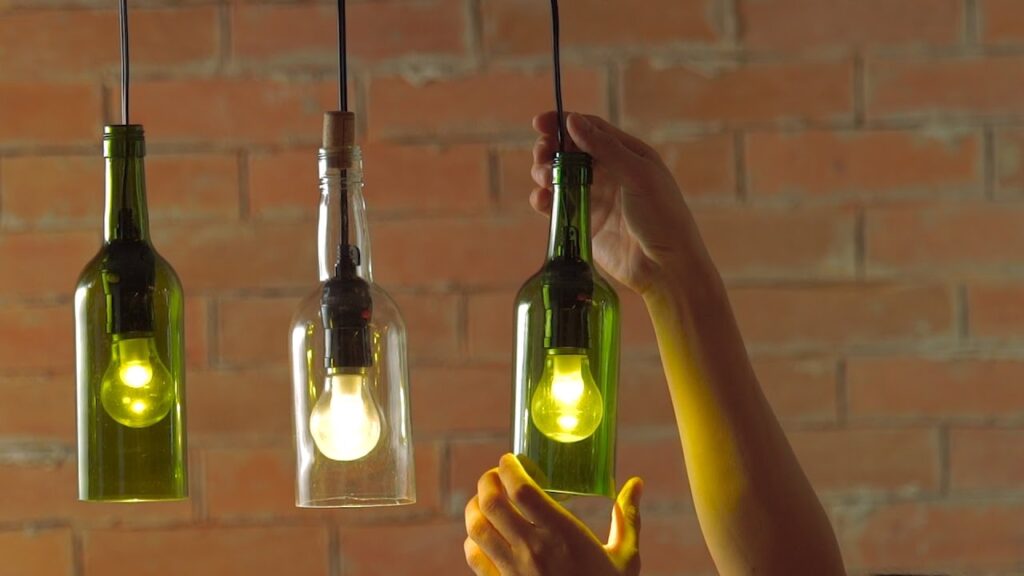 Wine Bottle Lamps